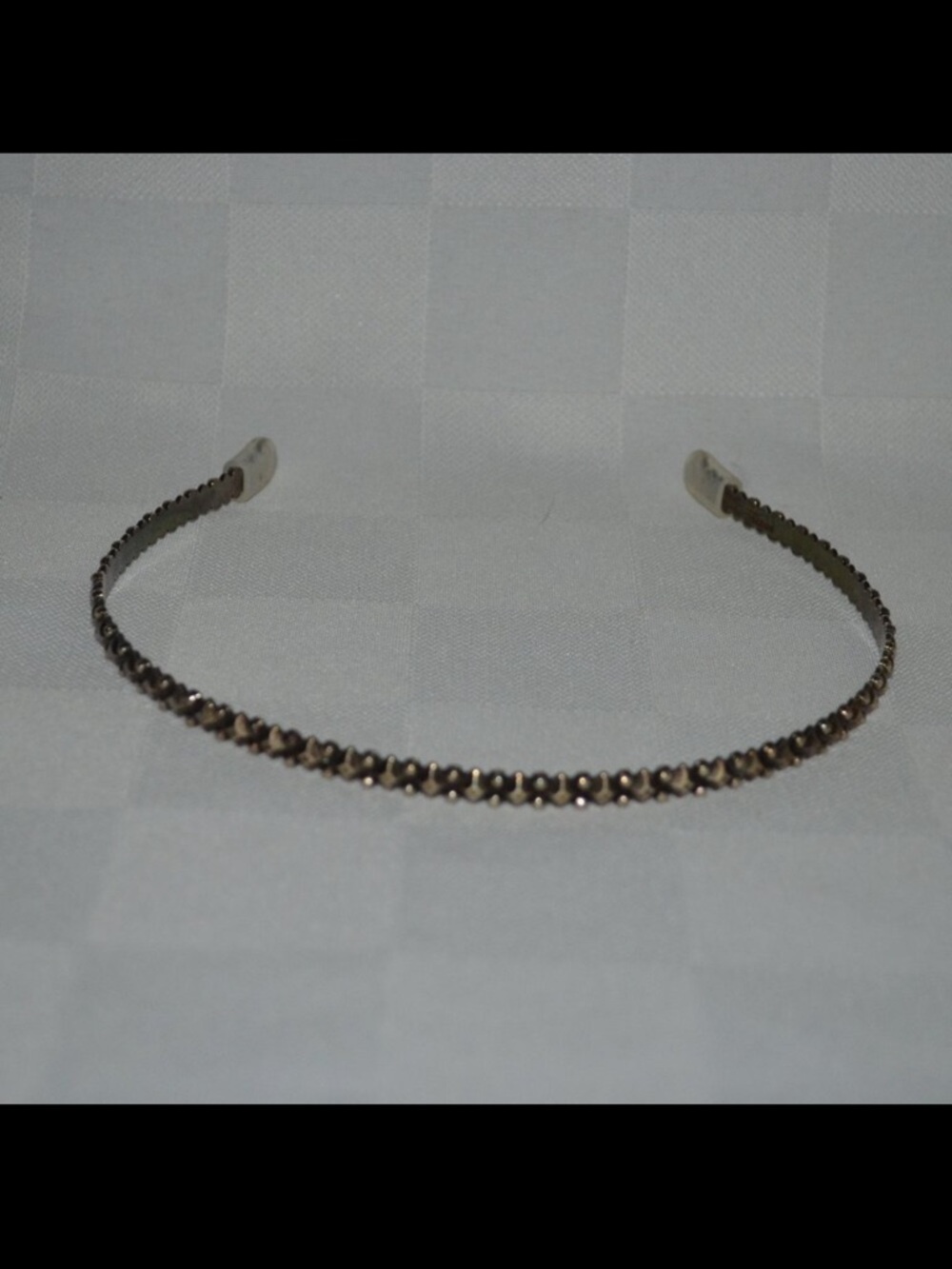 Bottega Veneta Silver Headband